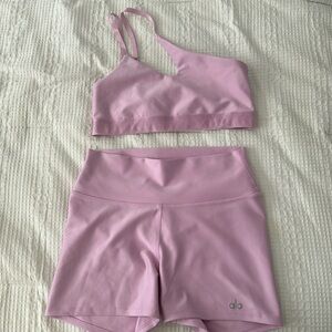 Alo Airlift Bra and Short Set